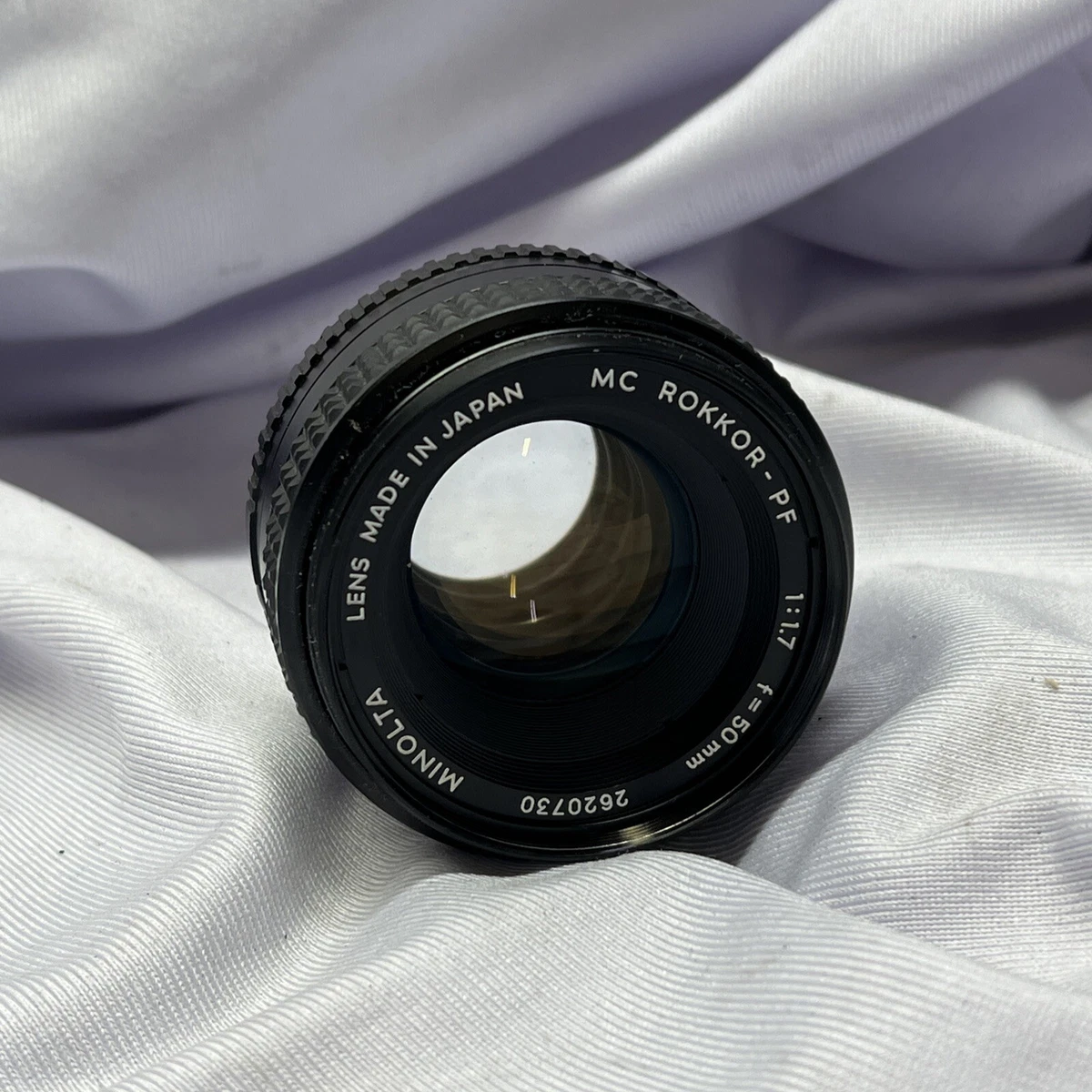 ミノルタ XG-E ブラック MD ROKKOR 50mm F/1.7 Minolta 50mm f1.7 Rokkor-X MD Lens | Blue Moon Camera