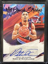 ROD STRICKLAND 2020-21 COURT KINGS BRUSH STROKES AUTOGRAPH AUTO PURPLE #13/35