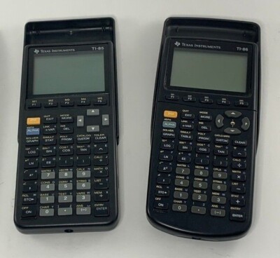 TI-81, TI-82, TI-85, TI-86, TI-89 Calculator - WORKING Includes Cover, Batteries