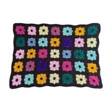 Handmade Colourful Crochet Blanket
