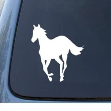 White Pony - Car, Truck, Notebook, Vinyl Decal Sticker  Color: White | 5" X 5.5"