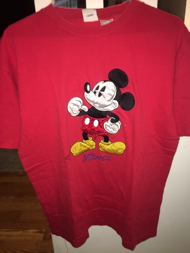 mickey mouse t shirt red