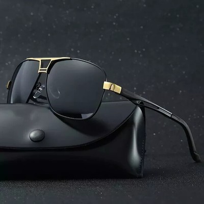Gafas de Sol Piloto polarizadas para Hombre Moda aviador Lentes conducción UV400