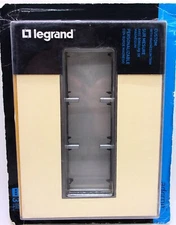 Legrand adorne Custom With Magnesium Trim, 3-Gang Wall Plate, AWM3GM4