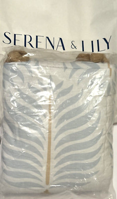 Serena & Lily Granada Sham Coastal Blue with Tassels  Standard  Pillow Sham