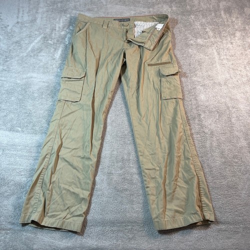 Dickies Relaxed Fit Cargo Pants Women's 12 R Khaki Utility Pockets Outdoorsy