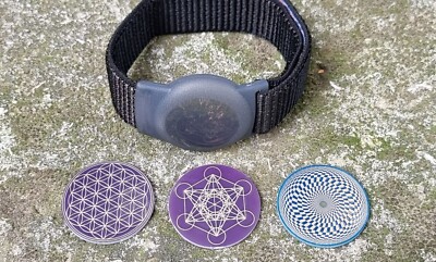 E-Set, 3 Scheiben Blume des Lebens für Energiearmband (Armband nicht im Lieferumfang enthalten)