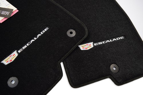 Cadillac ESCALADE Front Floor Mats - Ebony - Jet 2007-2025 Premium 32oz Quality - Picture 36 of 46