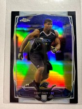 K35,101 - 2014 Topps Chrome Mini Black Refractors #140 Kony Ealy #/15