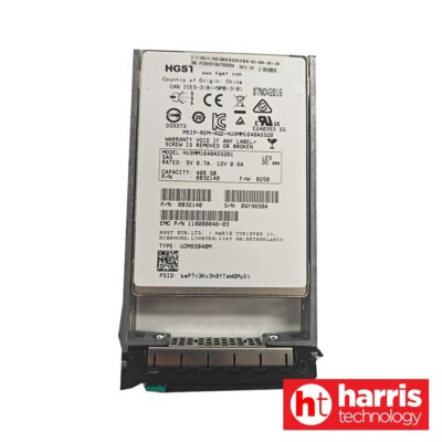 HGST 400GB SSD SAS 12G Solid State Hard Drive 2.5" HUSMM1640ASS204 Fits ...
