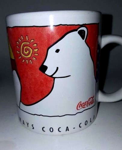 SET OF 2 COCA COLA COKE COFFEE CUP MUGS - Picture 3 of 5