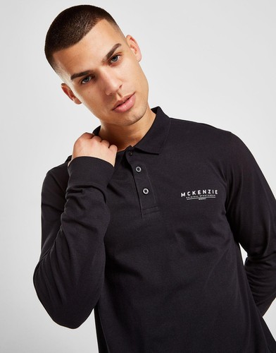 New McKenzie Men's Essential Long Sleeve Polo Shirt from JD Outlet | eBay
