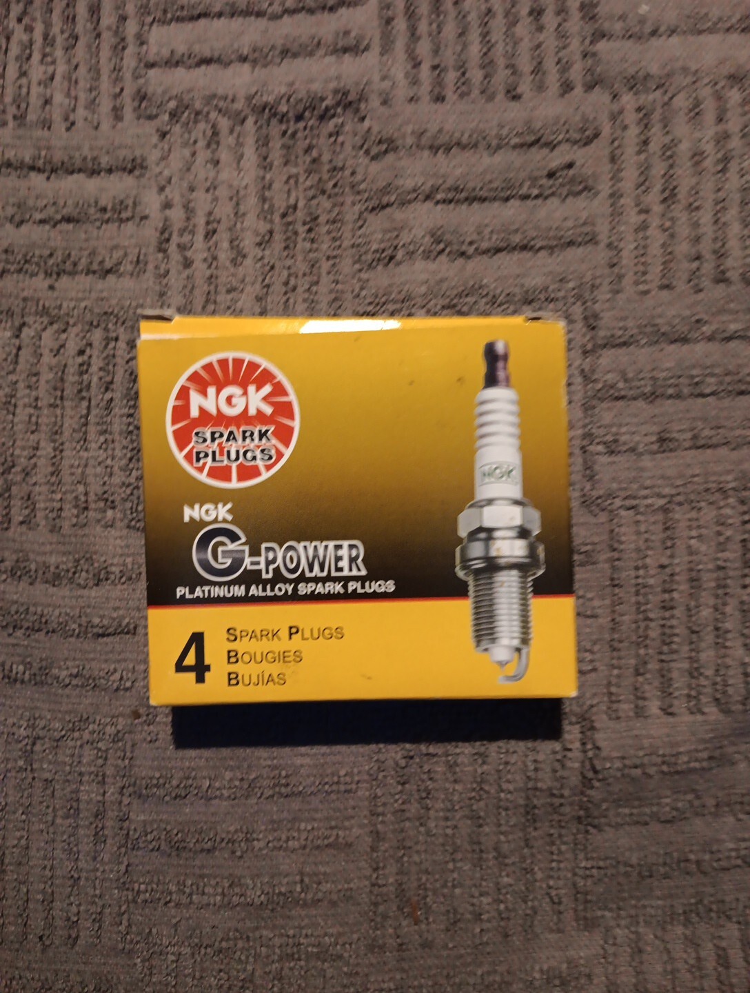 BKR6EGP NGK G-Power Platinum Spark Plugs Four Ct  7090 G2