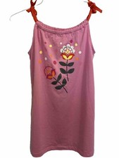 Hanna Andersson Pillowcase Dress Girls Size 110cm 4-6years Pink Flowers New 