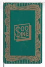 Single Railroad Playing Card "SOO Line RR" SOO 20b, Bollhagen Book, 1945