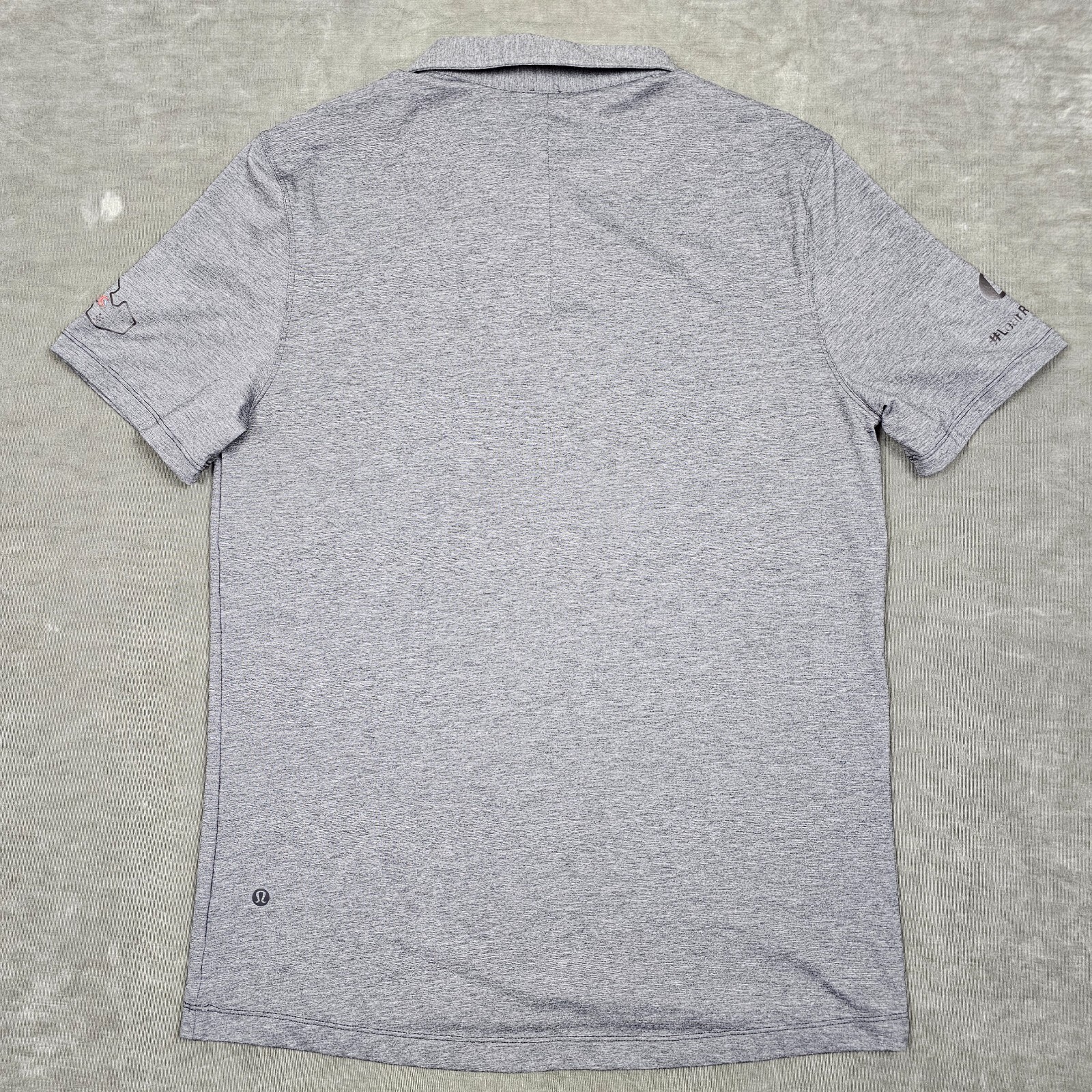 Lululemon Evolution Polo Men Medium Gray Breathab… - image 5