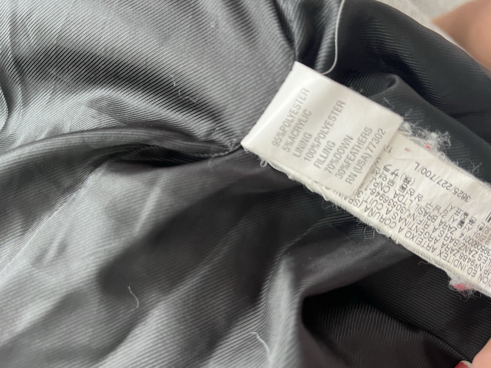 Zara Basic Down Brown Jacket Size EUR Large - image 6