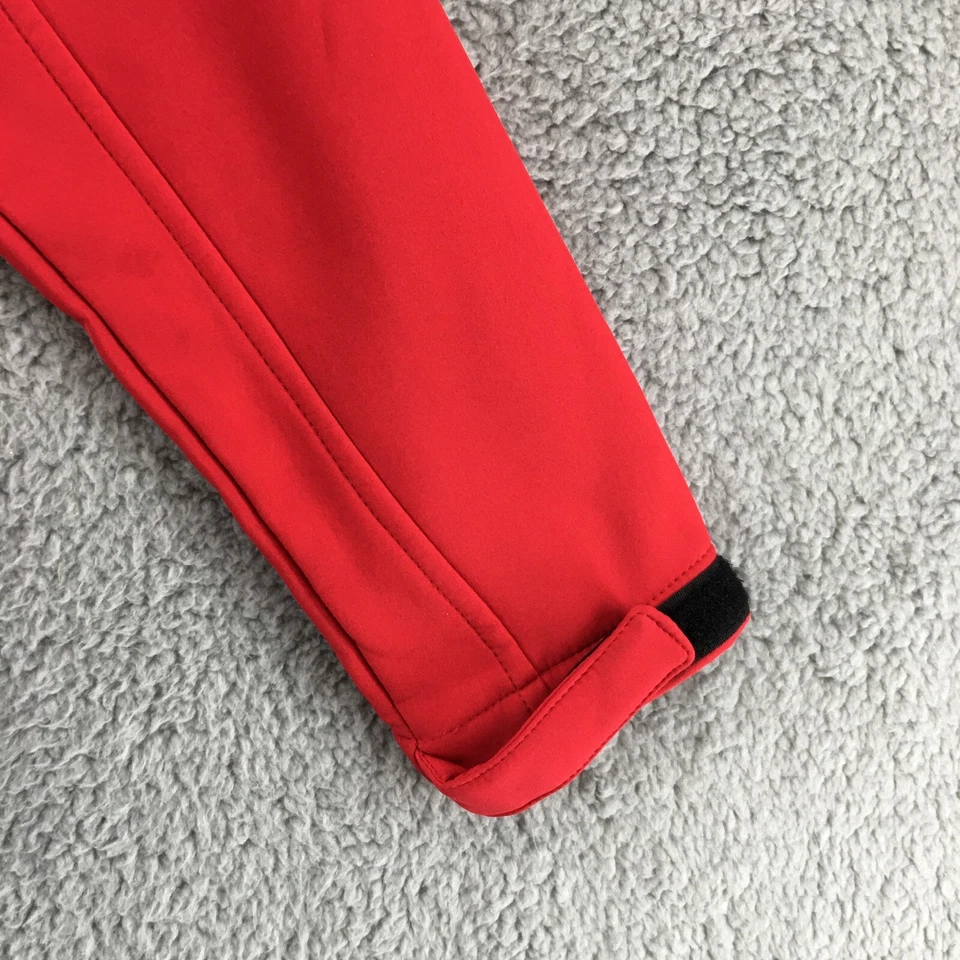 Minnesota Wild NHL Fleece Lined Jacket Mens Small Red Zipped Pockets Mock Neck - Image 4 of 4