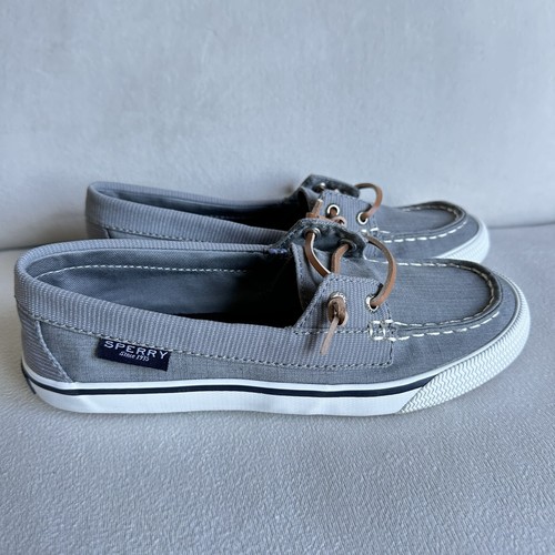 Sperry Damen Sneaker Tennis Farbe Grau Freizeit Slipper Memory Foam. Größe 6 - Bild 2 von 6