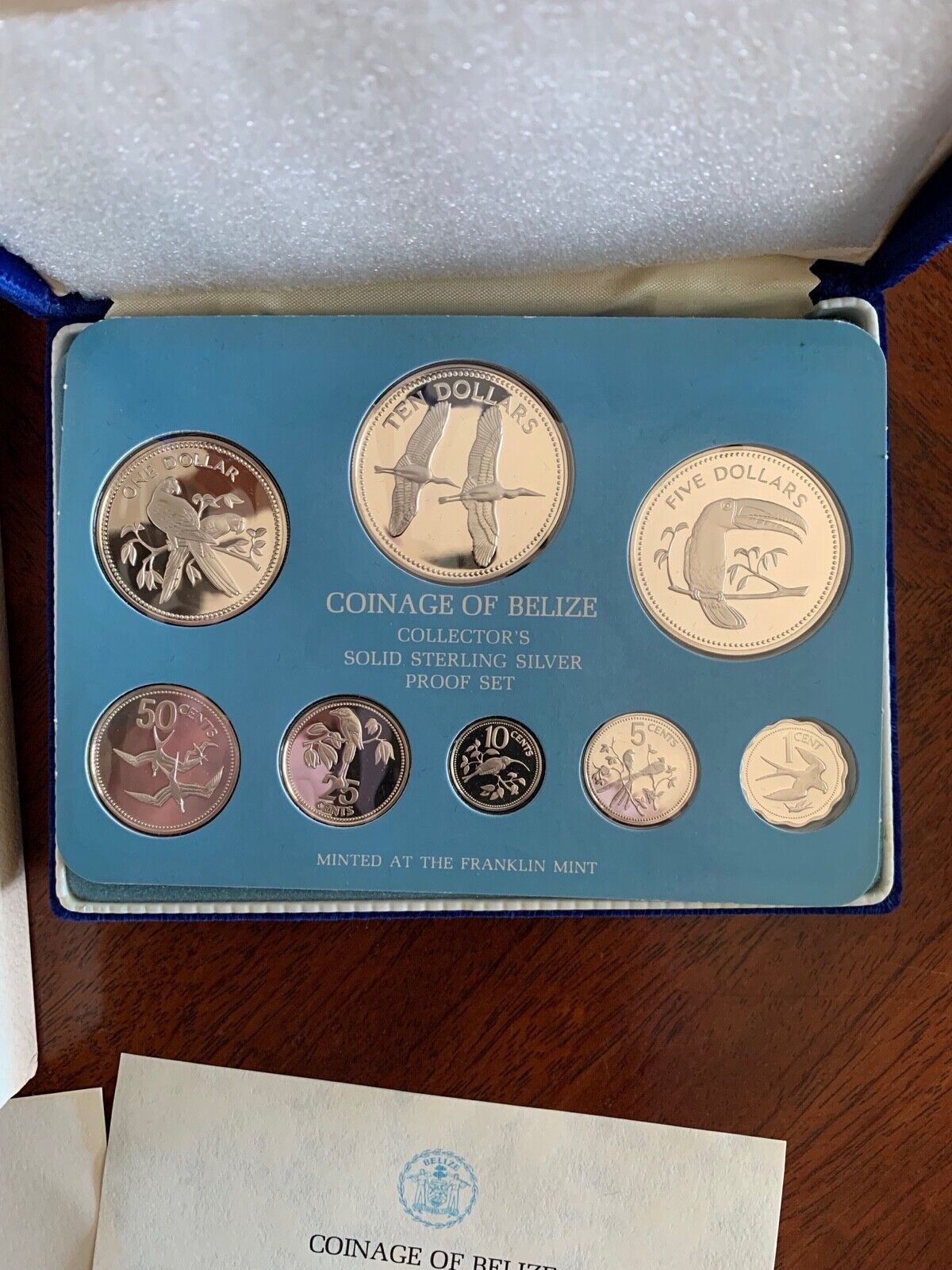 Coinage of Belize proof set 1979