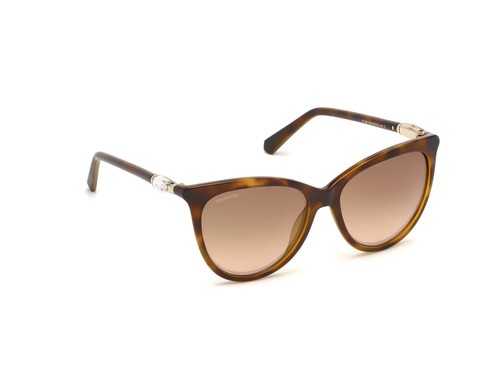 Swarovski SK226 52G Brown Cat Eye Plastic Sunglasses Frame 56-16-140 Crystals - 第 1/2 張圖片