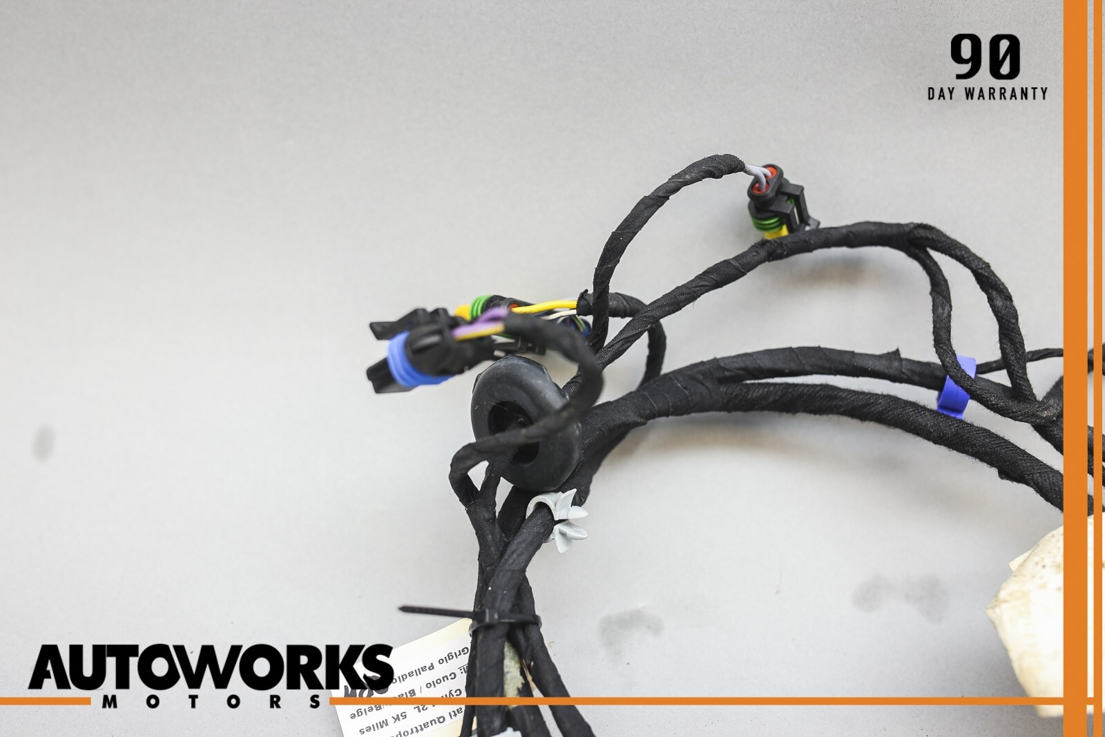 03-13 Maserati Quattroporte M139 Rear Left or Right Door Wire Harness 200536 OEM
