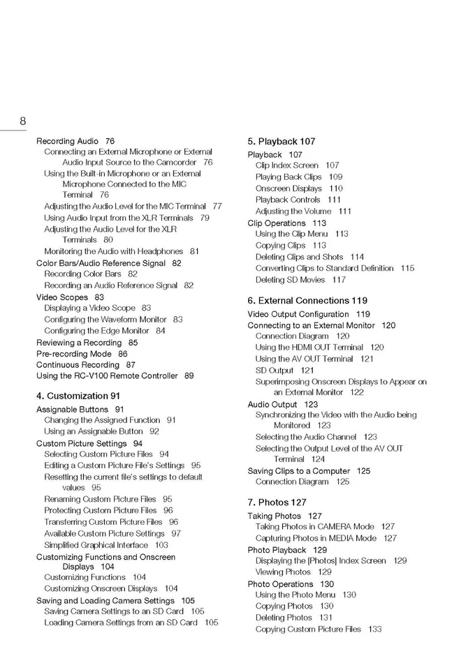 Canon EOS-C100 Instruction Manual User Guide For Camera 173 Pages Color Copy - Image 3 of 4