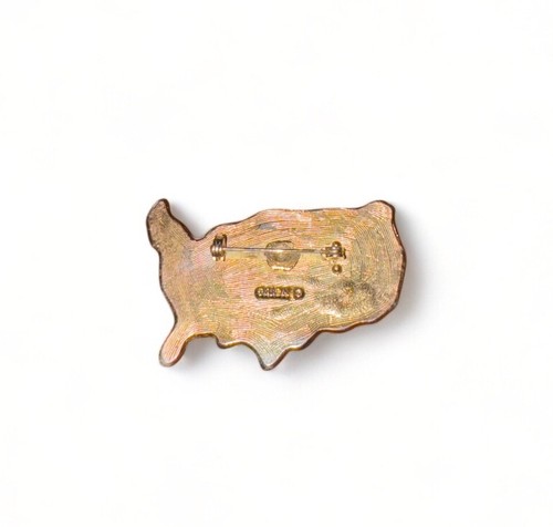 Vintage American Flag Enamel Pin - Picture 2 of 2