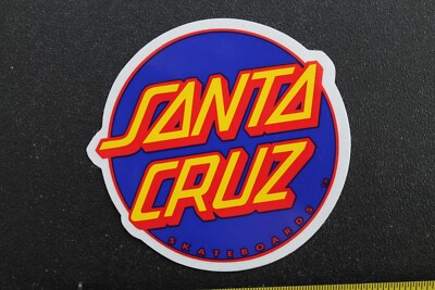 Santa Cruz Skateboards Blue Yellow Orange OG Z37A Vintage