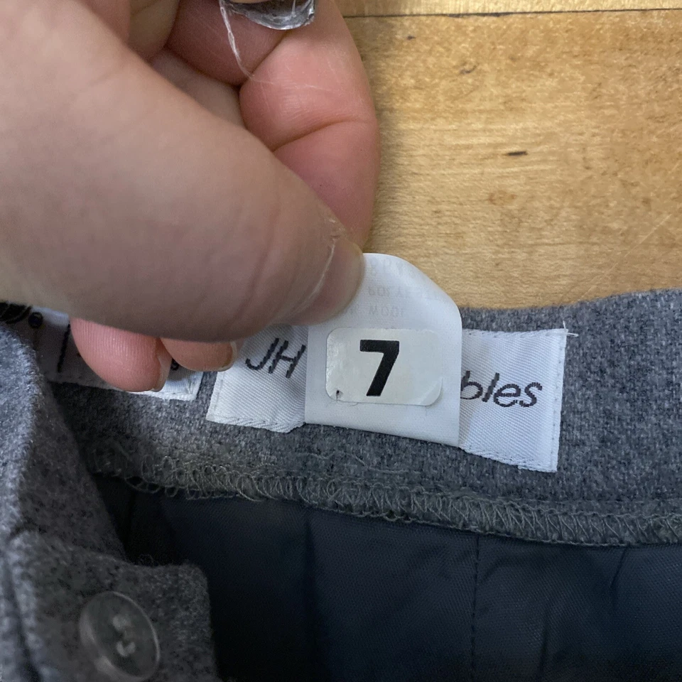 Pantalones de lana/mohair JH Collectibles para mujer talla 7 oficina profesional plisado de colección Foto 3 de 4