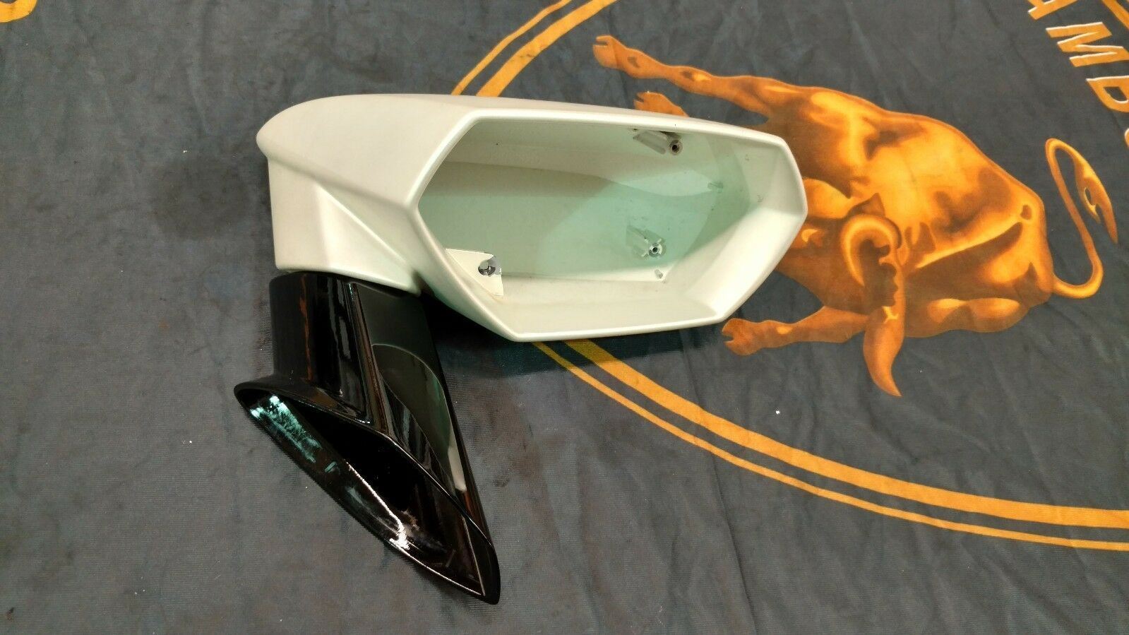Lamborghini Huracan Driver Left Side Mirror Cover OEM 4t0857387 