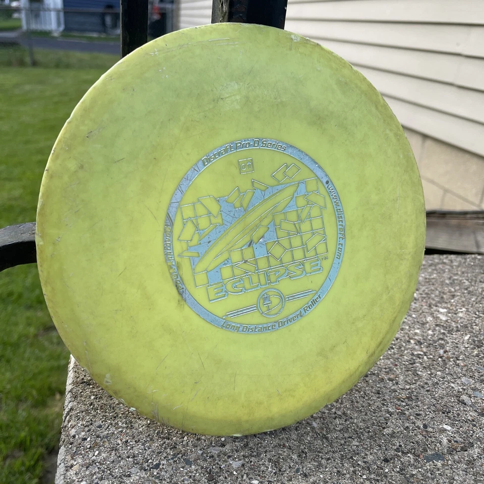 RARO CONTROLADOR/RODILLO DE GOLF DISCO DE LARGA DISTANCIA DISCRAFT ECLIPSE DE COLECCIÓN. USADO Foto 2 de 4