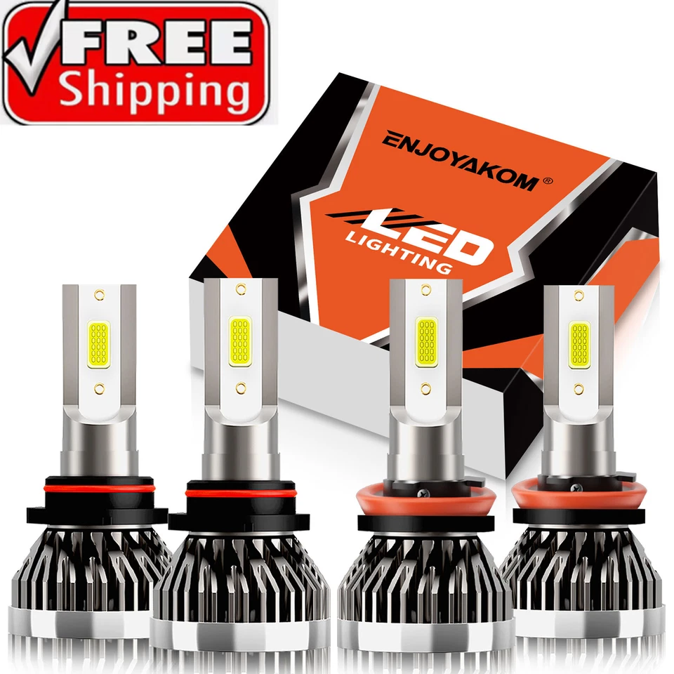 Faro LED de haz alto bajo súper brillante para Chrysler Voyager 2020-2022 9005+H11 Foto 2 de 4