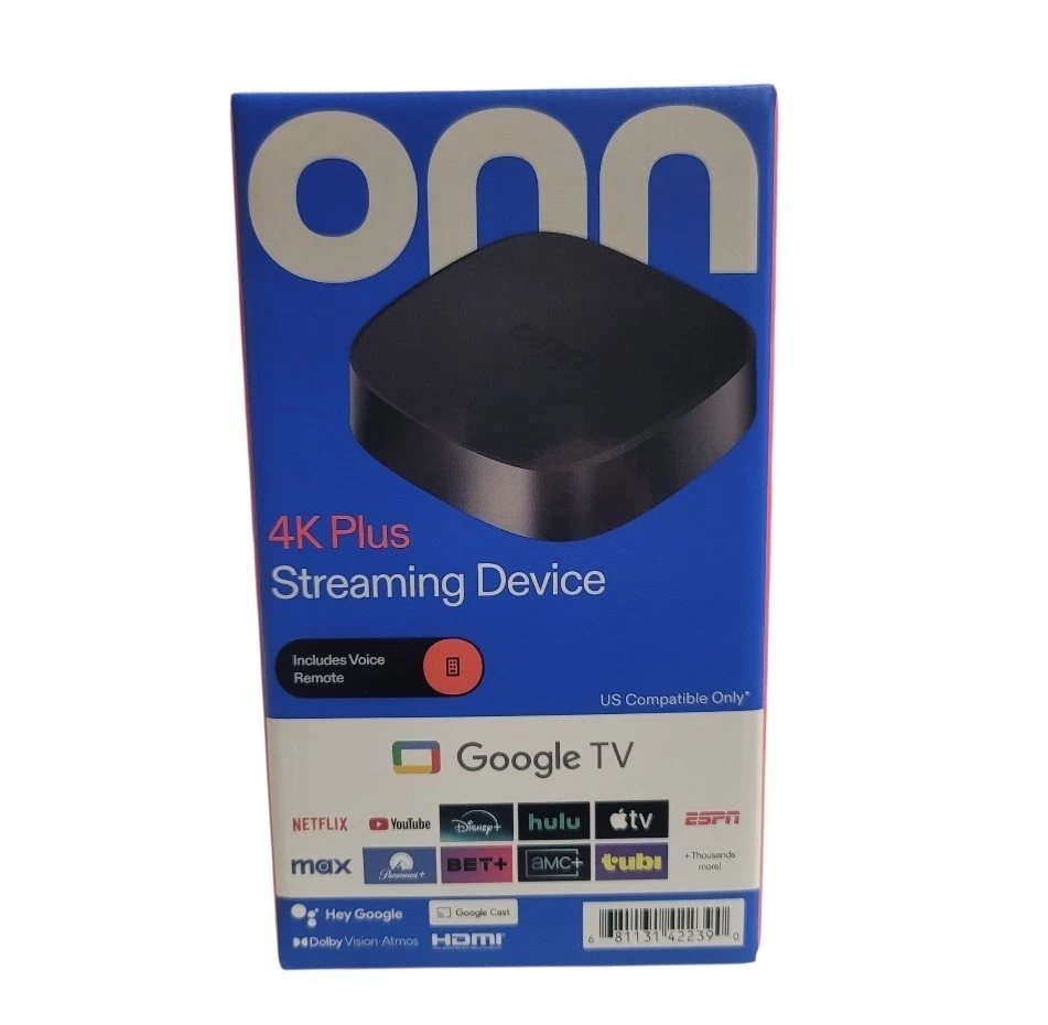 BRANDED NEW 4K Plus Streaming Device, Google TV - Ultra-fast Streaming, Stunning 4K UHD, 16G