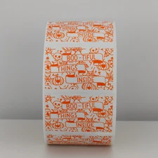 50 Halloween Stickers 2x1 inch–Boo-tiful Things Inside Packaging Labels stickers