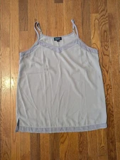 EUC Gigio USA Women's Taupe Vneck Tank Camisole Medium