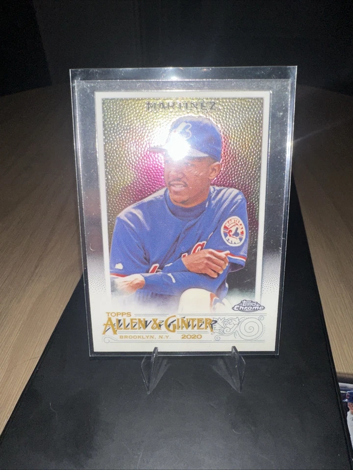 2020 Pedro Martinez Refractor Topps Chrome Allen & Ginter #46 - Image 3 of 4
