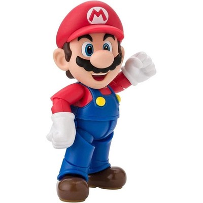 New Super Mario Bros. マリオ フィギュア Super Mario Bros. Mario S.H.Figuarts Action Figure New Sealed