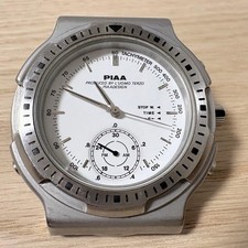 Reloj de carreras PIAA F1 Grand Prix de SEIKO raro coleccionable usado
