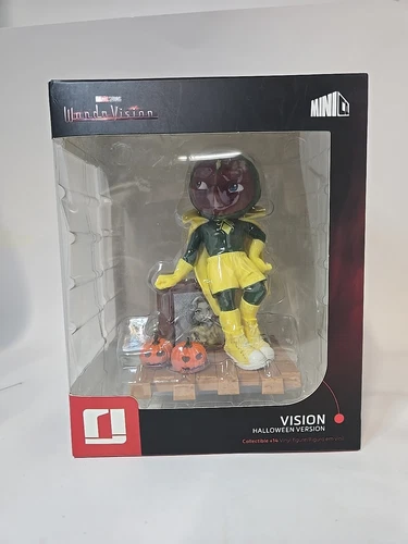 Wandavision Vision Halloween Version Mini Co. Statue Iron Studios 