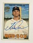2025 TOPPS ARCHIVES TRISTON CASAS ON-CARD AUTO SP BOSTON RED SOX FAN FAVORITES