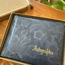 1930s Antique Autograph Book Album Vintage With Signatures Olympia Washington