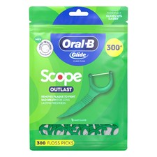 Oral B Glide Scope Outlast Dental Floss Picks Mint 300 ct