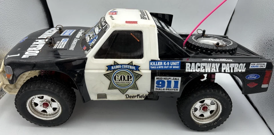 Pour pièces châssis TAMIYA TA02 TA-02 avec moteur et carrosserie ESC Ford F150 - Photo 3/4