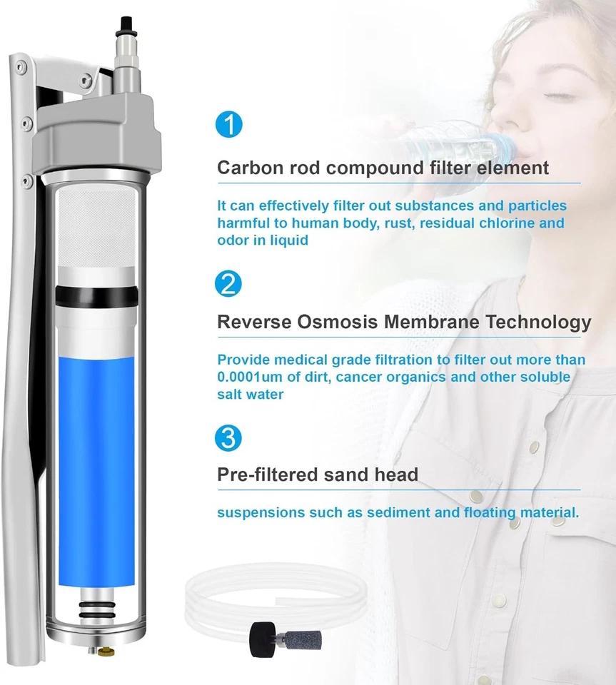 FS-TFC Portable Reverse Osmosis Water Filter Super-high Precision $35.99 - Image 4 of 4