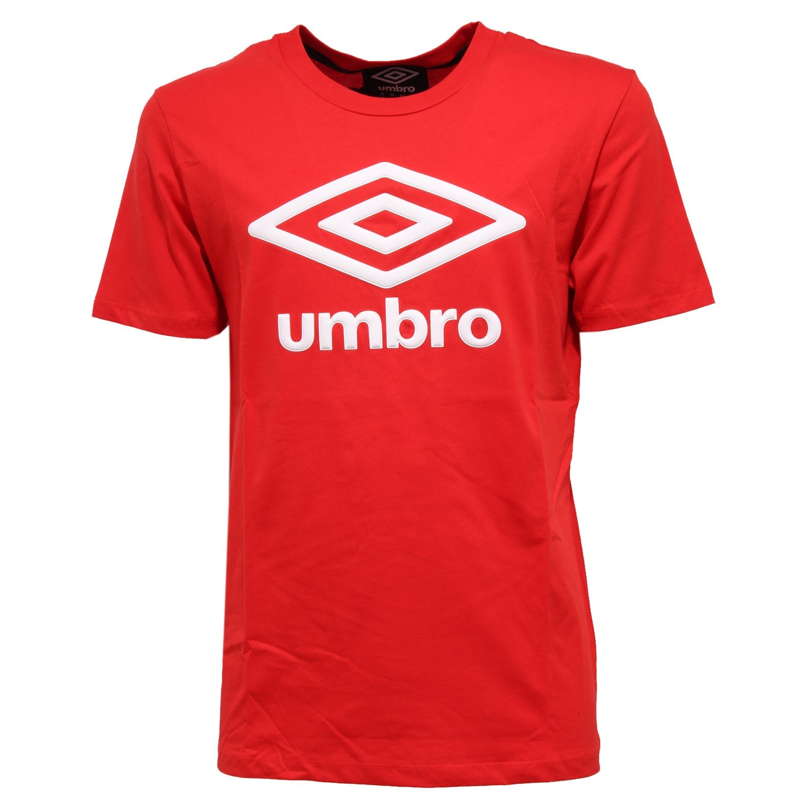 3042K maglia uomo UMBRO красная хлопковая футболка с круглым вырезом для мужчин 10290₽