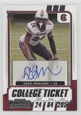 2021 Panini Contenders Draft Picks College Ticket Israel Mukuamu #203 Auto 0c2