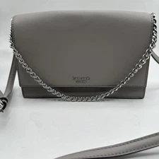 Kate Spade New York Leather Cameron Chain Convertible Crossbody Soft Taupe