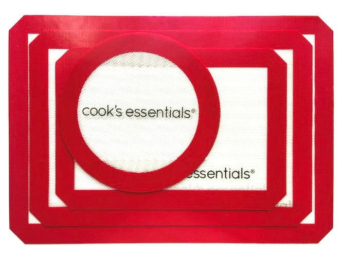 COOK'S ESSENTIALS 5-PC SILICONE BAKING MATS-3 rectangle &2 round, NEW
Opens in a new window or tab