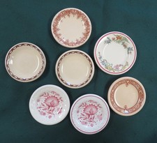 Restaurant Ware China Butter Pats incl. Shenango Inca Ware & Syracuse ~ Set of 7